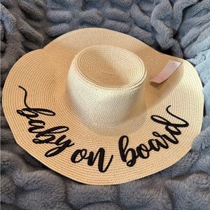 NWT Baby on Board- floppy beach hat